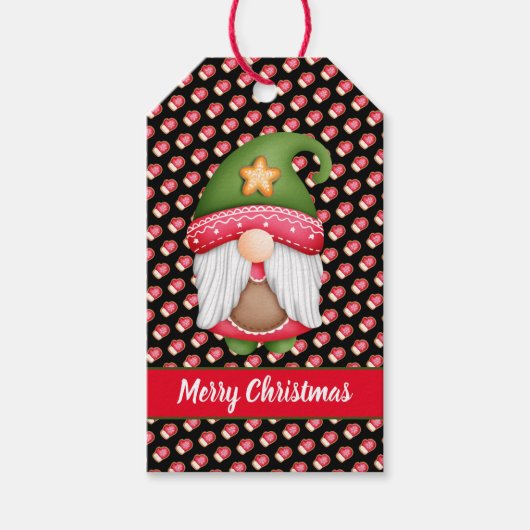 Glove gnome Customize Color and Text Cadeaulabel (Voorkant)