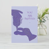 Gloved hands gloves touch wine glass invitation (Debout devant)