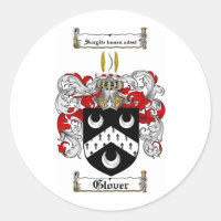 GLOVER FAMILY CREST - GLOVER WAPEN