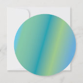 GLOW Aqua Splash Bar Bat Mitzvah uitnodiging (Achterkant)