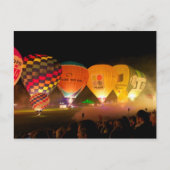 Glow Balloon Fiesta Briefkaart (Voorkant)