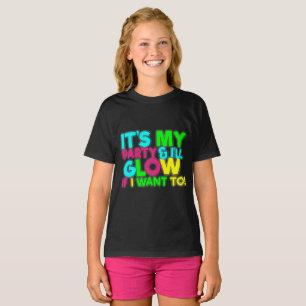 Glow Birthday Party Tshirt