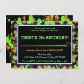 Glow Bowl Splatter Kaart (Voorkant / Achterkant)