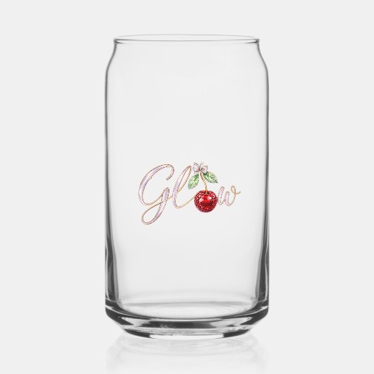 Glow Cherry – Elegant Glass Blikvorm Glas (Achterkant)