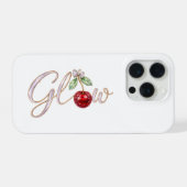 Glow – Cherry Glam Mobile Case (Verso Horizontal)