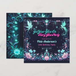 Glow Fairy Feest Thema - Sprookje Na Donker Kaart