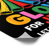 Glow For Jesus Christian Faith Poster (Hoek)