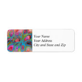 Glow Garden Return-adreslabels Etiket (Voorkant)