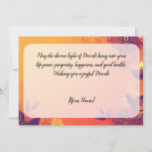  Glow & Giggles Diwali-kaart Kaart (Achterkant)