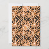 Glow In The Dark Neon Halloween Verjaardagsfeest Kaart (Achterkant)