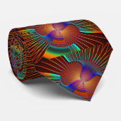 Glow In The Dark Stripes en Swirls Stropdas (Opgerold)