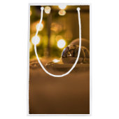 Glow of Christmas Lights Gift Bag Klein Cadeauzakje (Voorkant)