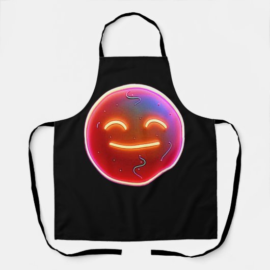 Glow of Joy: Digital Emoticon Schort (Voorkant)