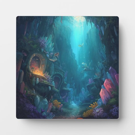 Glow of the Forgotten Depths Fotoplaat (Voorkant)