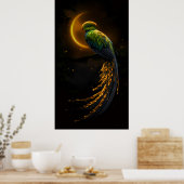 Glow of the Night Feather Poster (Keuken)