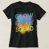 Glow Party Squad Group Matching Halloween Party Co T-shirt (Design voorkant)