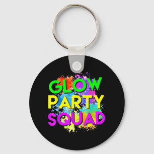 Glow Party Squad Halloween Costume for Women Manne Sleutelhanger