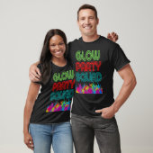 Glow Party Squad Laten we Glow Crazy cadeau Costum T-shirt (Unisex)
