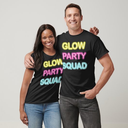 Glow Party Squad Shirt - Neon Glow Party Shirt Cla (Unisex)