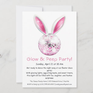 Glow & Peep Party – Uitnodiging voor Paasschotel
