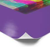 Glow pompoenen Happy Halloween Perfect Poster (Hoek)