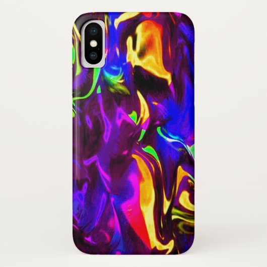 Glow Stick Rave Fire Stick Rainbow Case-Mate iPhone Case (Achterkant)