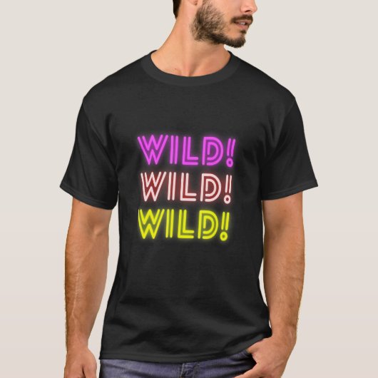 Glow Wild T-shirt Graphic Top (Voorkant)