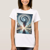 Glow with Power – Het kosmische T-shirt met de naa (Voorkant)