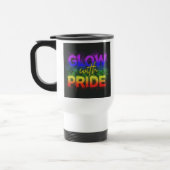 "Glow with Pride" Travel Coffee Mug Reisbeker (Links)
