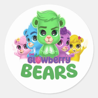 Glowberry Beren Ronde Sticker