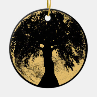 Gloweyed Moon Oak Goddess Keramisch Ornament