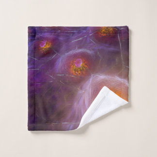 Glowing Cellular Network Abstract Art