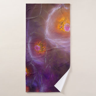 Glowing Cellular Network Abstract Art