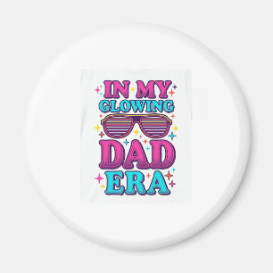 Glowing Dad Era Vintage Gravure Shirt Ontwerp_1 Magneet