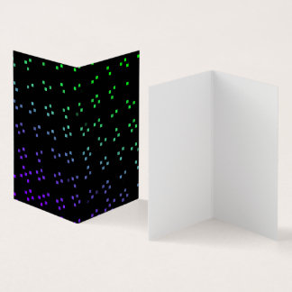 glowing dark pixel dots or squares pattern art visitekaartjes