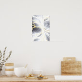 Glowing Energy Tree Abstracte kunst Poster (Keuken)