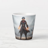 Glowing Fists | Dark Anime Warrior Mug (Devant)