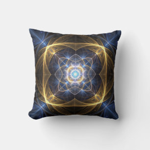 Glowing Fractal Energy Sierkussen