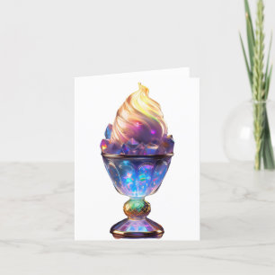 Glowing Goblet Ice Cream Sundae Bedankkaart
