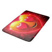 Glowing Heart Eyes Emotion Badmat (Gekanteld)
