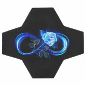 Glowing infinity with blue rose (Plat)