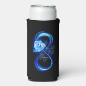 Glowing infinity with blue rose (Seltzer Voorkant)