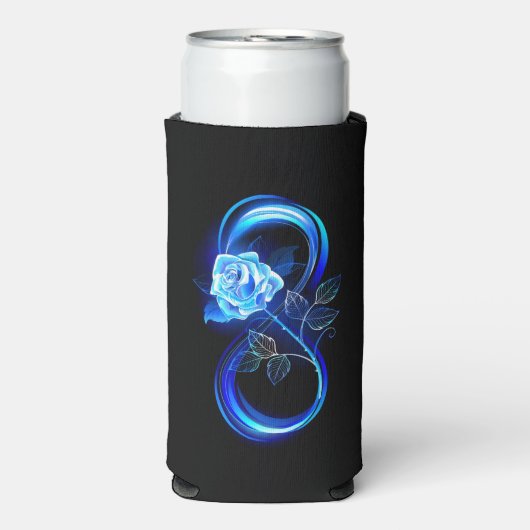 Glowing infinity with blue rose (Seltzer Voorkant)