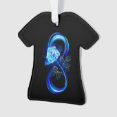 Glowing infinity with blue rose (devant)