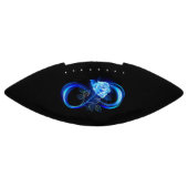 Glowing infinity with blue rose american football (Paneel)