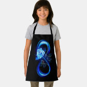 Glowing infinity with blue rose schort (Insitu)