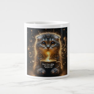 Glowing Kat Coffee Cure Extra Grote Beker