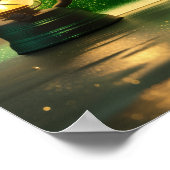 Glowing Letter L Wall Art for Kids Rooms  Poster (Hoek)