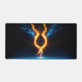 Glowing Magic Fire Ring Blue Orange Gaming (Recto)