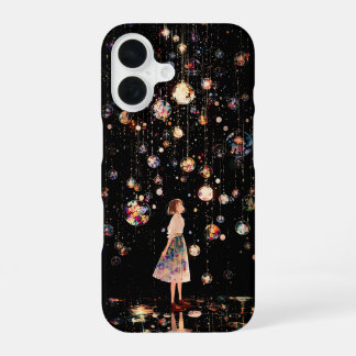 Glowing Orbs Starry Night iPhone 16 Hoesje